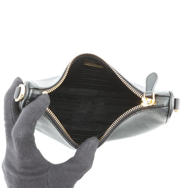 プラダ ショルダーバッグ Re-Edition 2005 サフィアーノレザー 1BH204 PRADA 2wayバッグ 黒