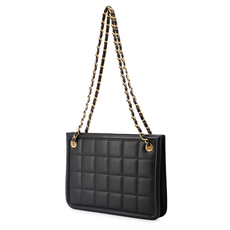 シャネル チェーンショルダーバッグ スモール ショッピングバッグ ラムスキン AS5250 CHANEL 黒