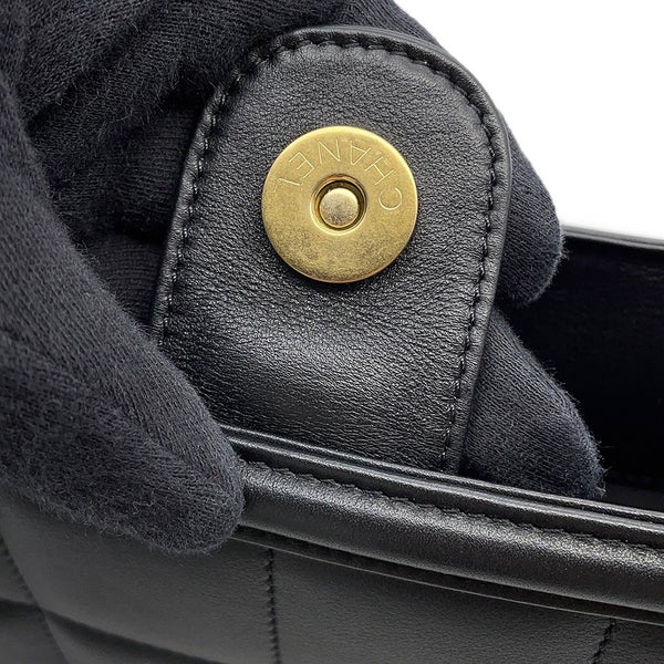 シャネル チェーンショルダーバッグ スモール ショッピングバッグ ラムスキン AS5250 CHANEL 黒