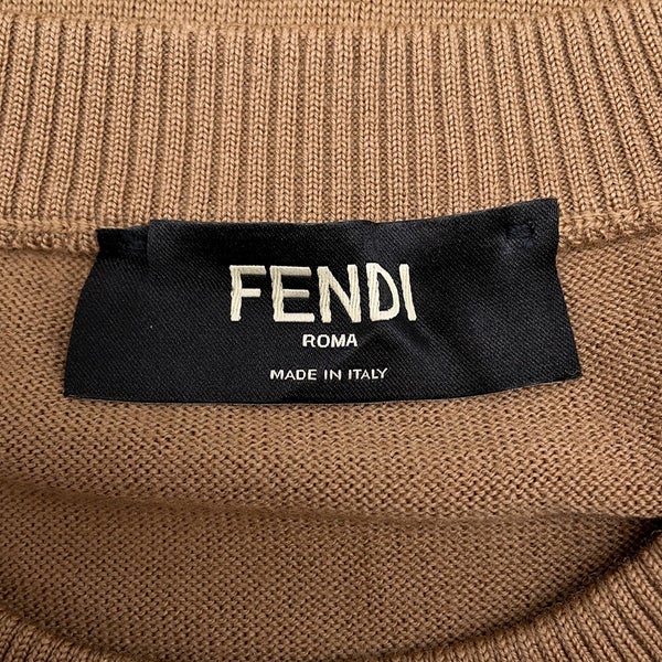 フェンディ セーター FF モチーフ ウール メンズサイズ48 FZX091 FENDI トップス ニット
