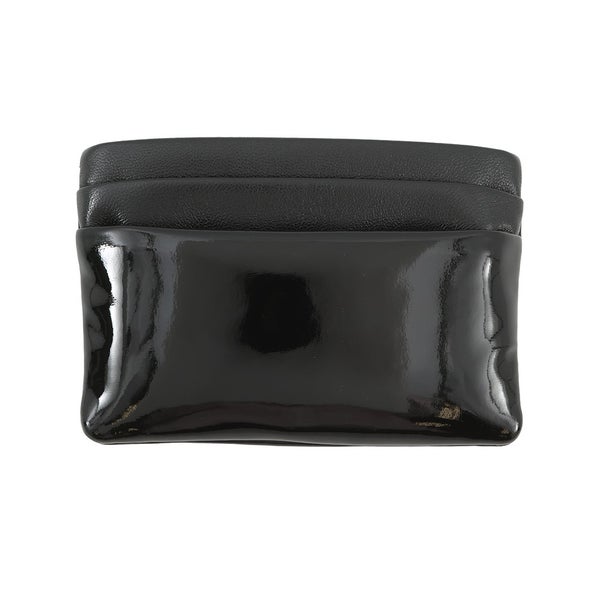 サンローランパリ コインケース パフィー パテント ロゴ 777889 SAINT LAURENT PARIS 財布 黒