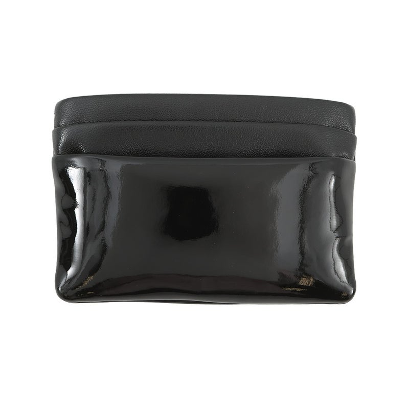 サンローランパリ コインケース パフィー パテント ロゴ 777889 SAINT LAURENT PARIS 財布 黒