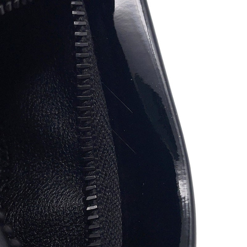 サンローランパリ コインケース パフィー パテント ロゴ 777889 SAINT LAURENT PARIS 財布 黒