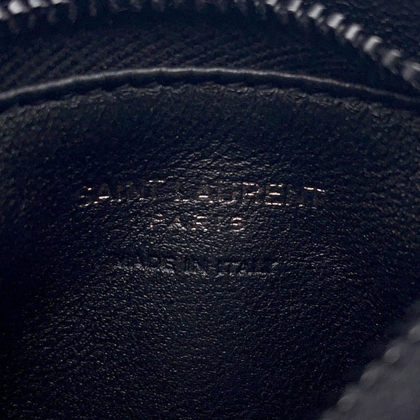 サンローランパリ コインケース パフィー パテント ロゴ 777889 SAINT LAURENT PARIS 財布 黒