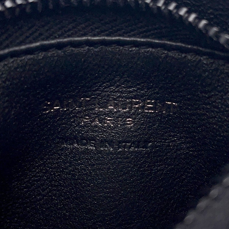サンローランパリ コインケース パフィー パテント ロゴ 777889 SAINT LAURENT PARIS 財布 黒