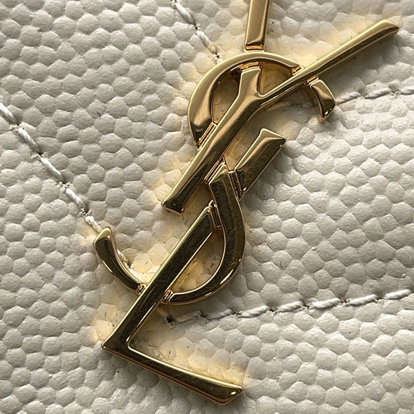 サンローランパリ 三つ折り財布 モノグラム オリガミ タイニーウォレット レザー 668274 SAINT LAURENT PARIS 財布 白