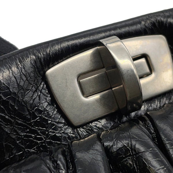 ミュウミュウ ハンドバッグ マテラッセ レザー 5BA202 Miu Miu 2wayショルダーバッグ 黒 アウトレット品