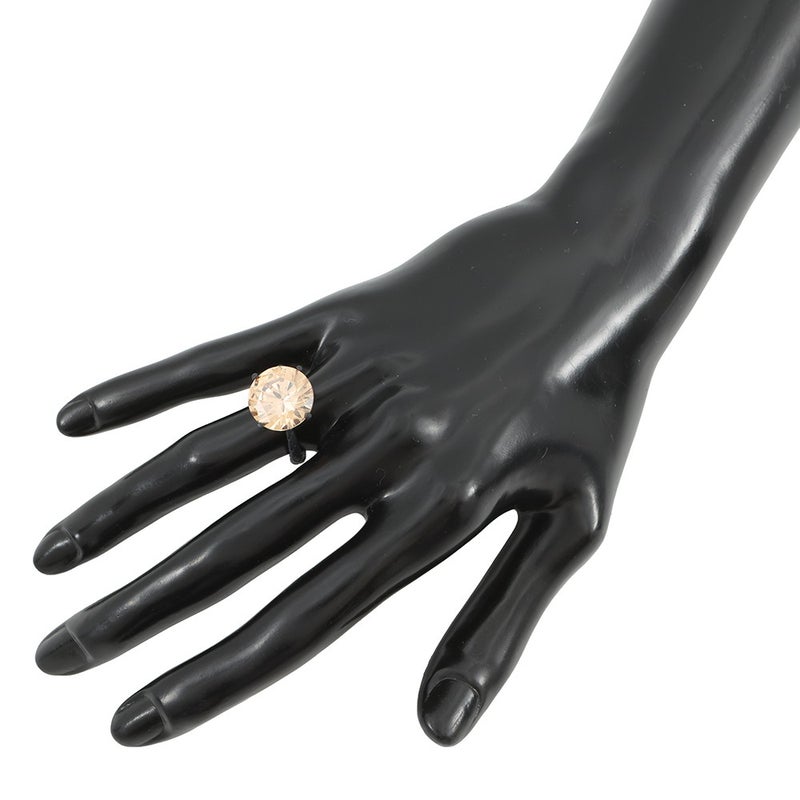 ボッテガヴェネタ リング カラーストーン ラウンドカット イントレチャート サイズ13号 BOTTEGA VENETA 指輪