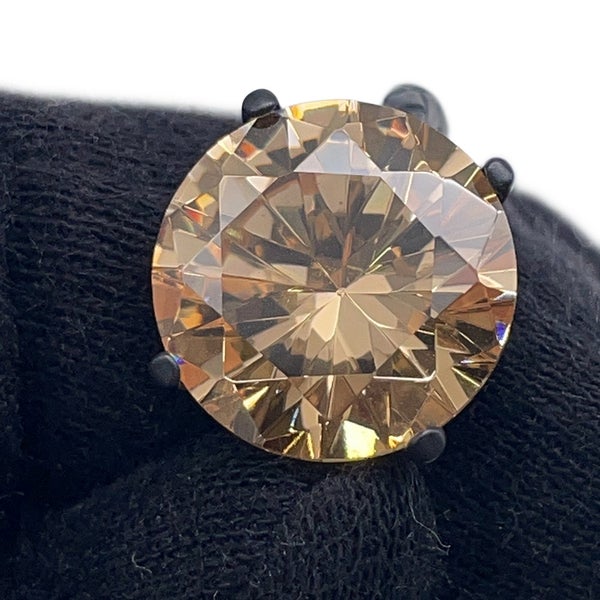 ボッテガヴェネタ リング カラーストーン ラウンドカット イントレチャート サイズ13号 BOTTEGA VENETA 指輪