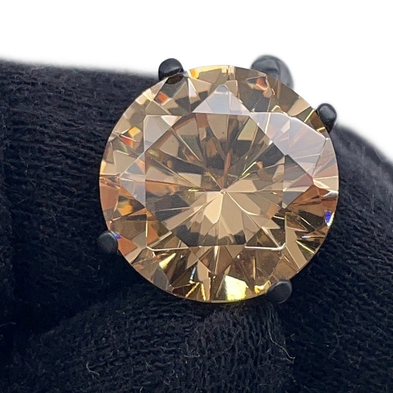 ボッテガヴェネタ リング カラーストーン ラウンドカット イントレチャート サイズ13号 BOTTEGA VENETA 指輪