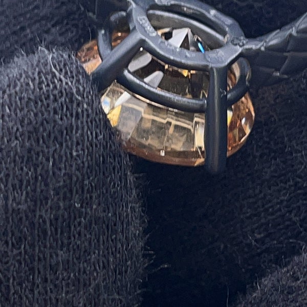 ボッテガヴェネタ リング カラーストーン ラウンドカット イントレチャート サイズ13号 BOTTEGA VENETA 指輪