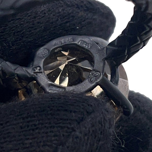 ボッテガヴェネタ リング カラーストーン ラウンドカット イントレチャート サイズ13号 BOTTEGA VENETA 指輪