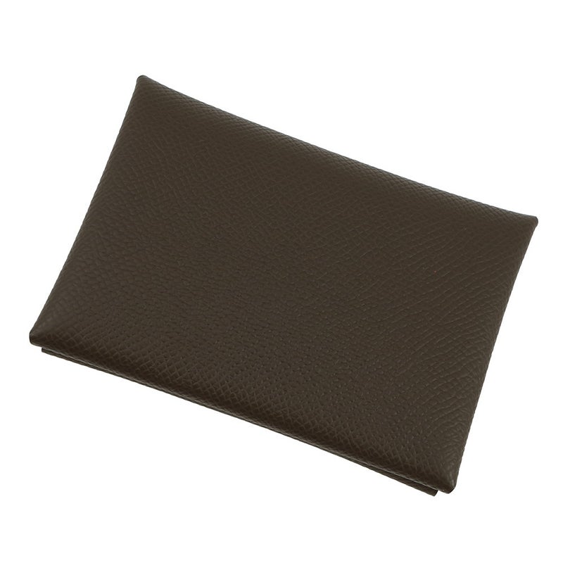 エルメス コインケース カルヴィ デュオ ヴェールロデン/シルバー金具 エプソン G刻印 財布