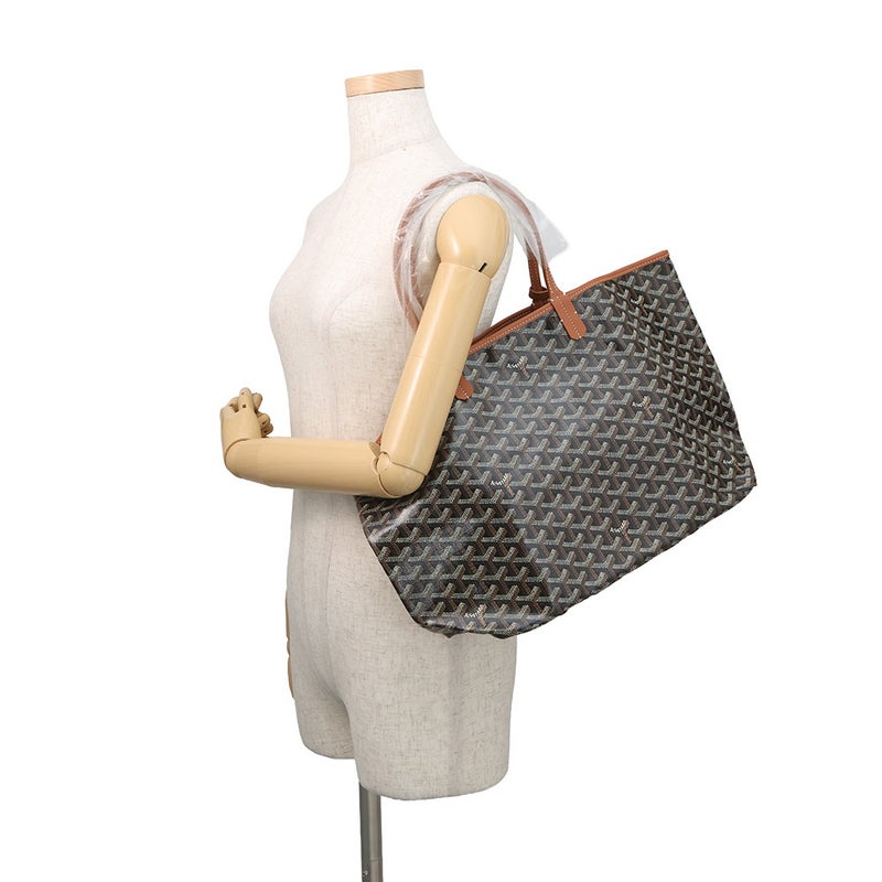 ゴヤール トートバッグ サンルイPM PVC/レザー STLOUIPMLTY01CL03P GOYARD ポーチ付き