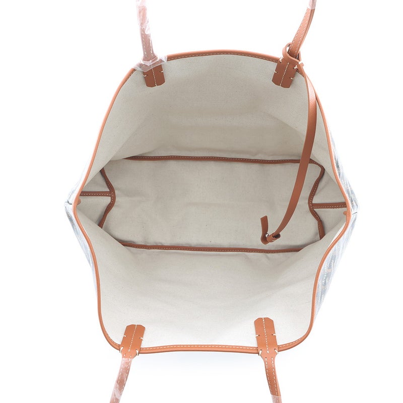 ゴヤール トートバッグ サンルイPM PVC/レザー STLOUIPMLTY01CL03P GOYARD ポーチ付き