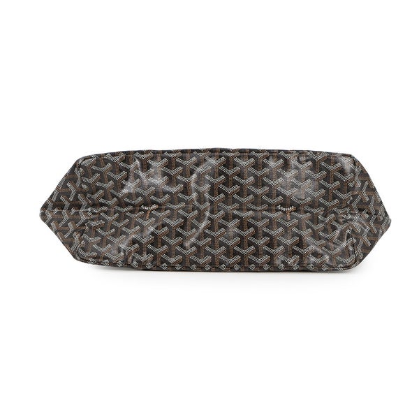 ゴヤール トートバッグ サンルイPM PVC レザー STLOUIPMLTY01CL01P GOYARD ポーチ付き 黒 ヘリンボーン