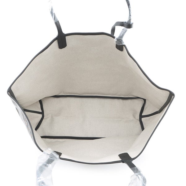 ゴヤール トートバッグ サンルイPM PVC レザー STLOUIPMLTY01CL01P GOYARD ポーチ付き 黒 ヘリンボーン