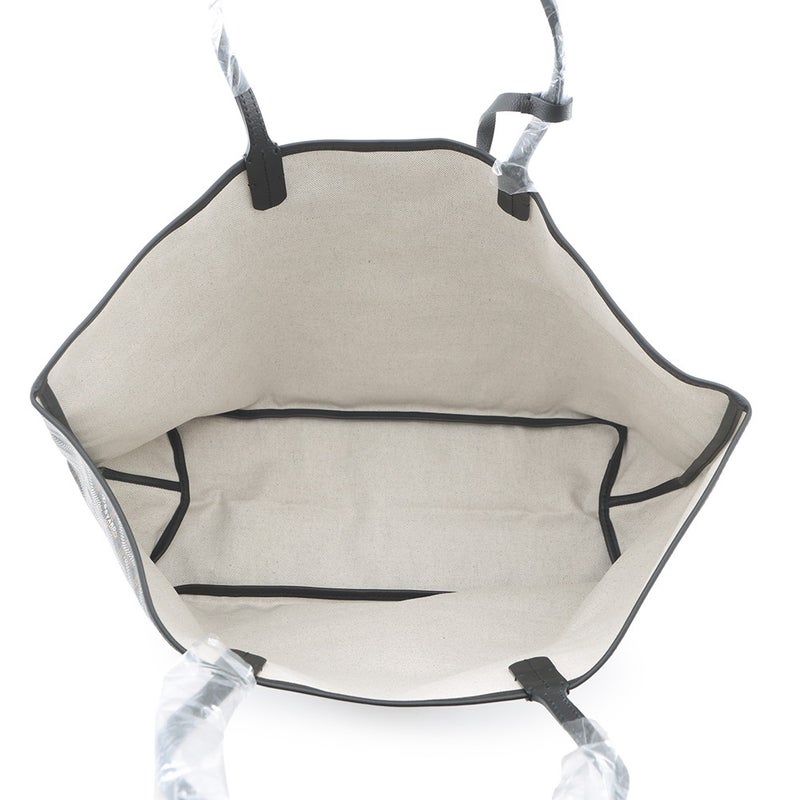 ゴヤール トートバッグ サンルイPM PVC レザー STLOUIPMLTY01CL01P GOYARD ポーチ付き 黒 ヘリンボーン