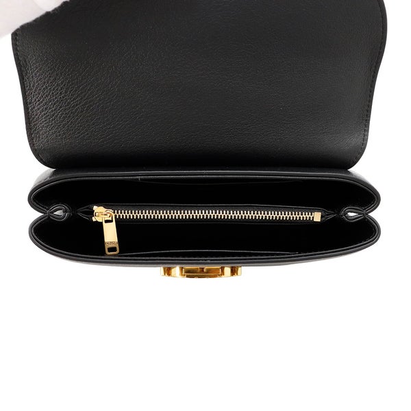 セリーヌ ハンドバッグ ティーン ニノ レザー 118113 CELINE 2wayショルダーバッグ 黒