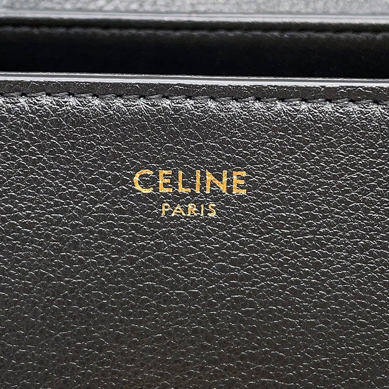 セリーヌ ハンドバッグ ティーン ニノ レザー 118113 CELINE 2wayショルダーバッグ 黒