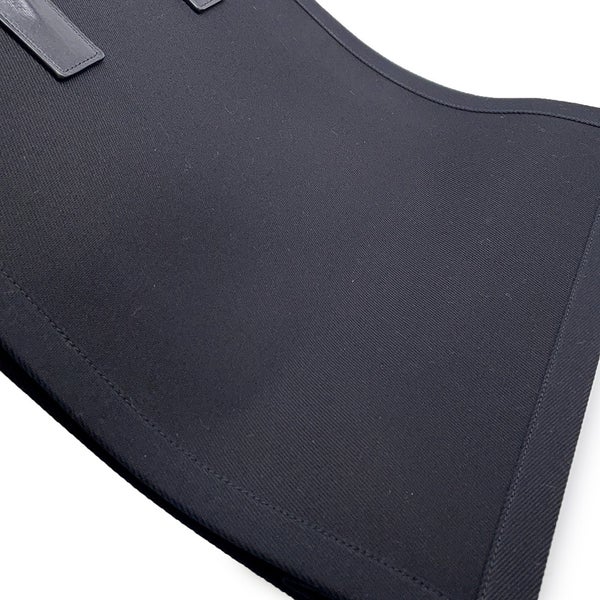 サンローランパリ トートバッグ リヴ ゴーシュ スモール キャンバス/レザー 632539 SAINT LAURENT PARIS 黒