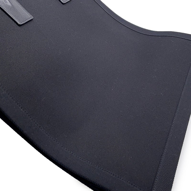 サンローランパリ トートバッグ リヴ ゴーシュ スモール キャンバス/レザー 632539 SAINT LAURENT PARIS 黒