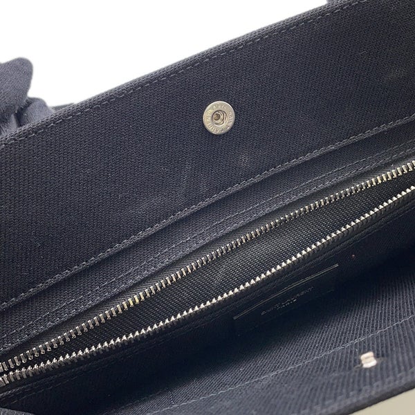 サンローランパリ トートバッグ リヴ ゴーシュ スモール キャンバス/レザー 632539 SAINT LAURENT PARIS 黒