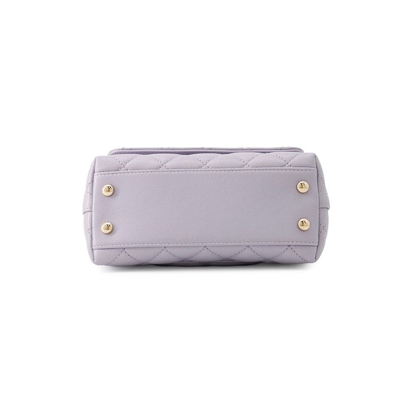 シャネル ハンドバッグ ココマーク ココハンドル ミニ フラップ キャビアスキン AS2215 CHANEL 2way