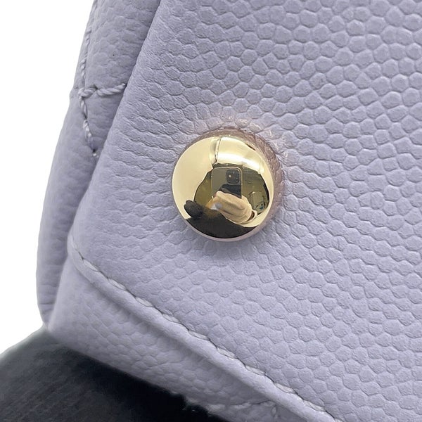 シャネル ハンドバッグ ココマーク ココハンドル ミニ フラップ キャビアスキン AS2215 CHANEL 2way