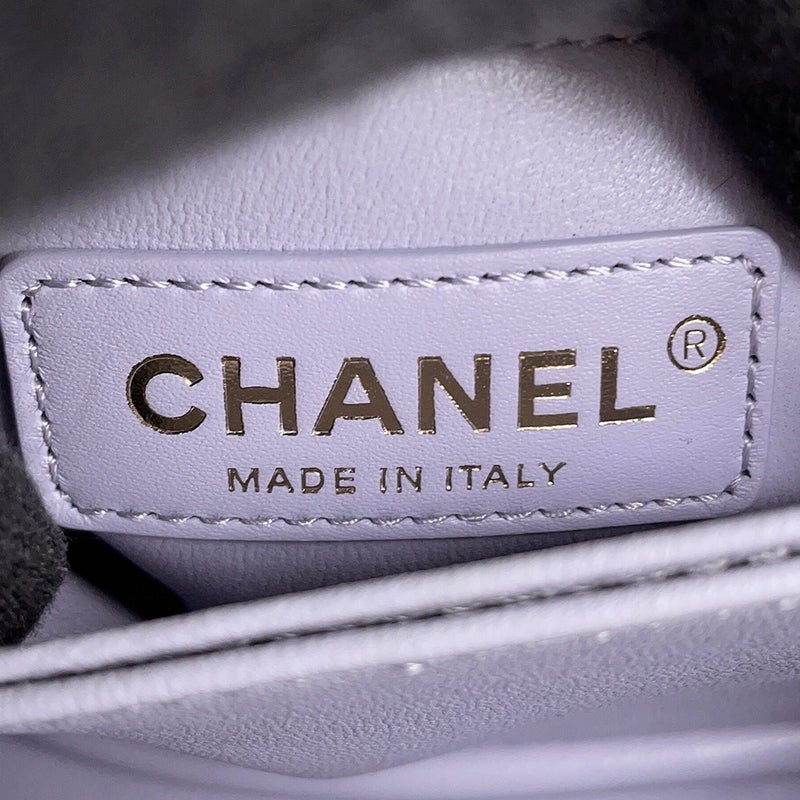 シャネル ハンドバッグ ココマーク ココハンドル ミニ フラップ キャビアスキン AS2215 CHANEL 2way