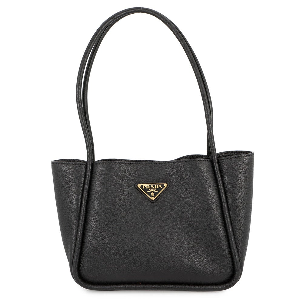 プラダ トートバッグ ショッピングトート レザー 1BG539 PRADA 黒 安心