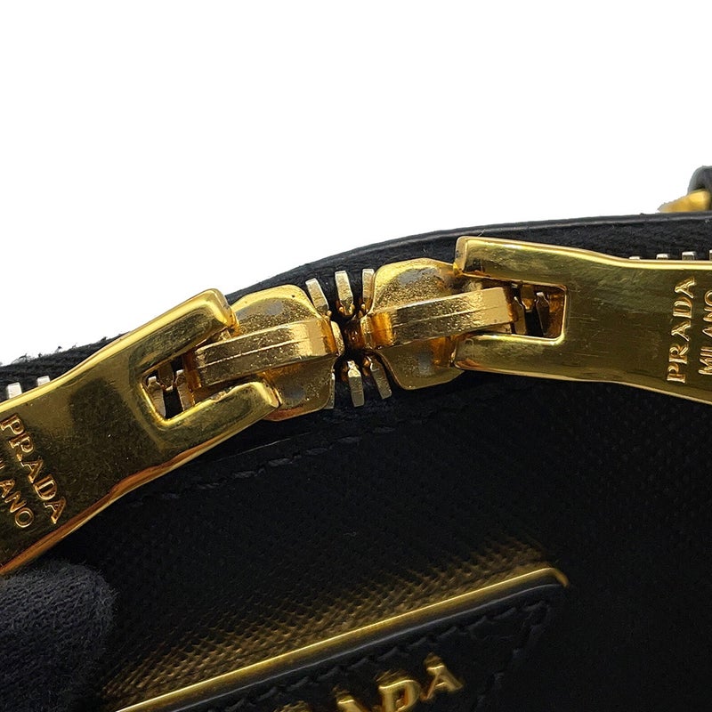 プラダ ハンドバッグ サフィアーノレザー BL0837 PRADA 2wayショルダーバッグ 黒
