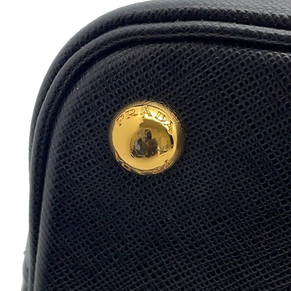プラダ ハンドバッグ サフィアーノレザー BL0837 PRADA 2wayショルダーバッグ 黒