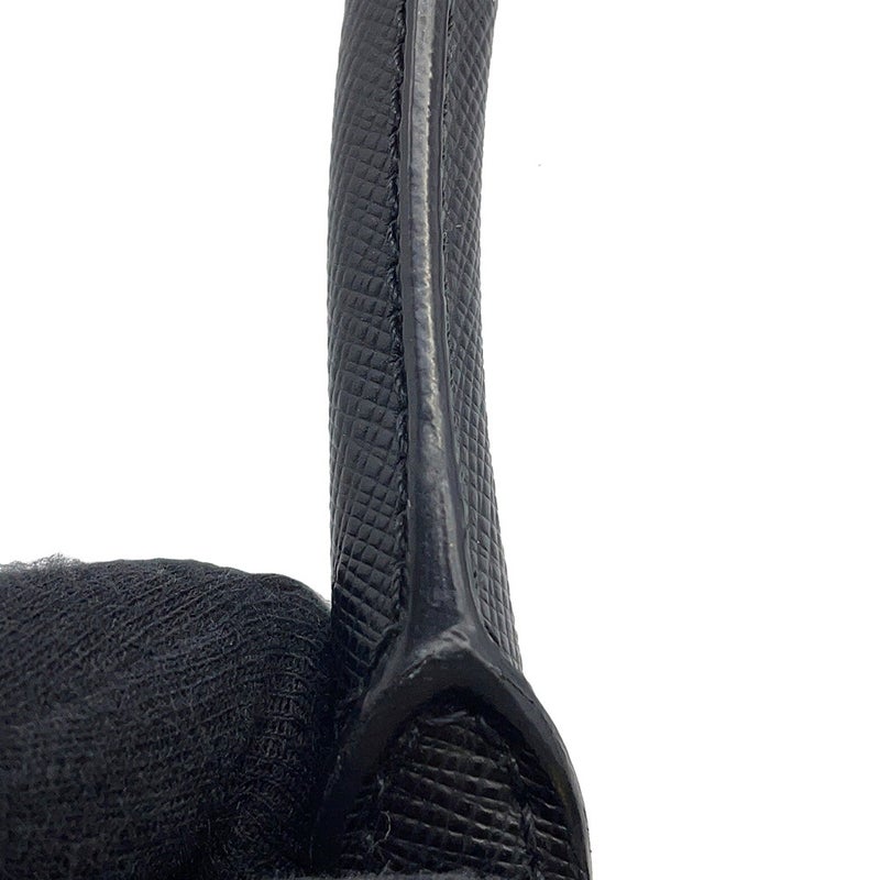 プラダ ハンドバッグ サフィアーノレザー BL0837 PRADA 2wayショルダーバッグ 黒