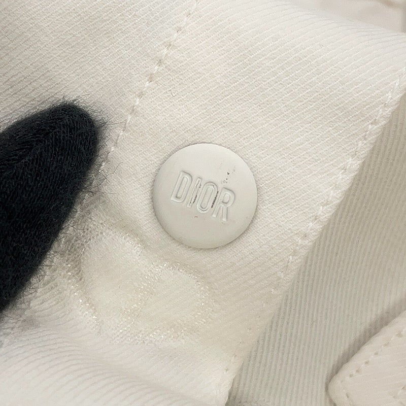 クリスチャン・ディオール ジャケット クロップドジャケット CDハート キッズサイズ13A 4WBM11JKTG アウター 白