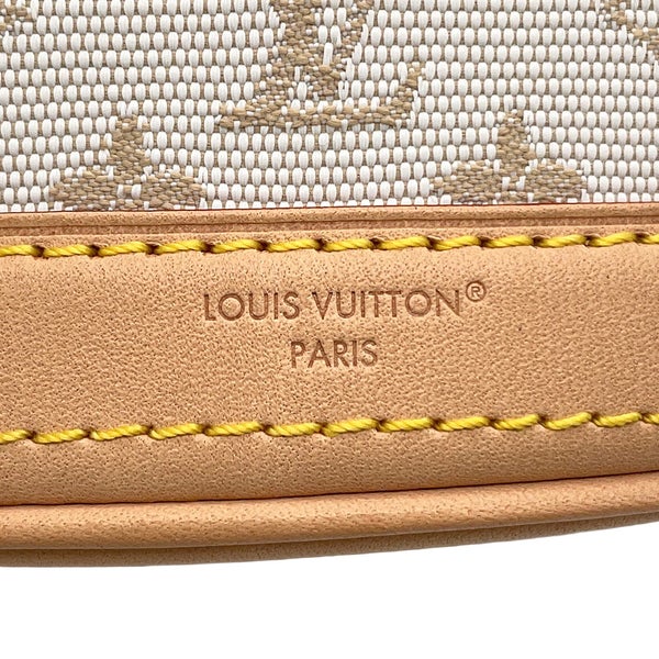 ルイヴィトン ハンドバッグ モノグラム・ミニ ナノ・バケットM12317 2wayショルダーバッグ 白