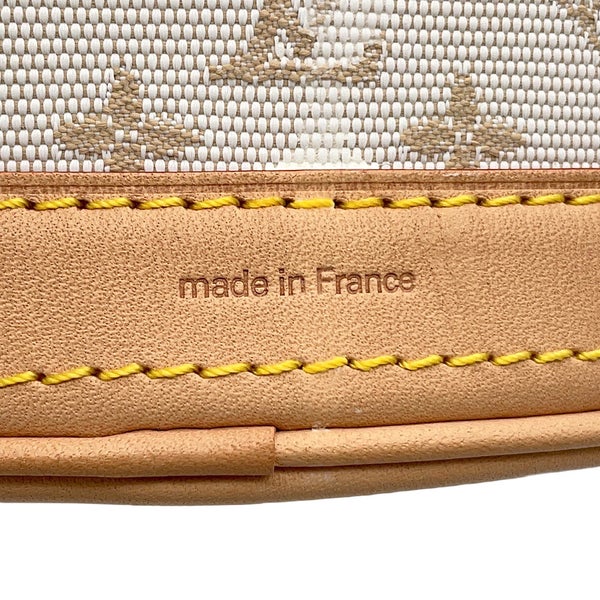 ルイヴィトン ハンドバッグ モノグラム・ミニ ナノ・バケットM12317 2wayショルダーバッグ 白