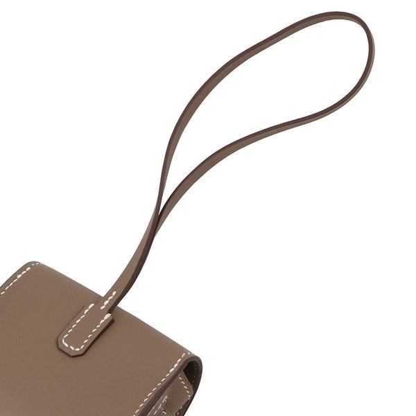 エルメス バッグチャーム ケリー フェスティバル チャーム エトゥープ/ゴールド金具 スイフト K刻印