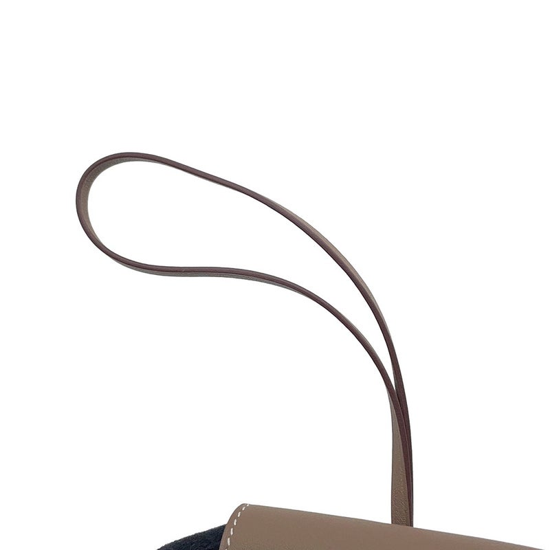 エルメス バッグチャーム ケリー フェスティバル チャーム エトゥープ/ゴールド金具 スイフト K刻印