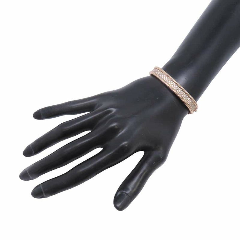 ヴァンクリーフ&アーペル ブレスレット ペルレ 3連モデル エクストラスモール ダイヤ 254P 2.99ct K18PGピンクゴールド VCARO14900