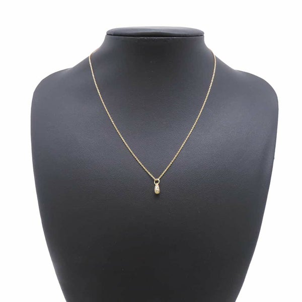 ティファニー ネックレス エルサ・ペレッティ ティアドロップ ペンダント ダイヤモンド K18YGイエローゴールド Tiffany&Co. ジュエリー