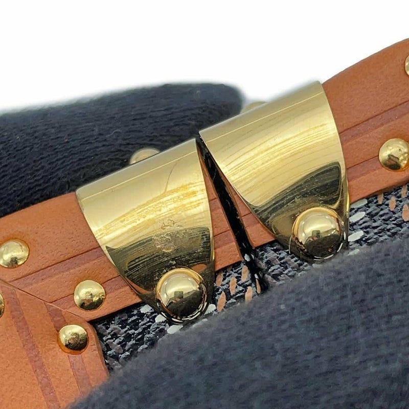 ゴヤール ショルダーバッグ ミノディエール PVC/レザー GOYARD トランク 黒