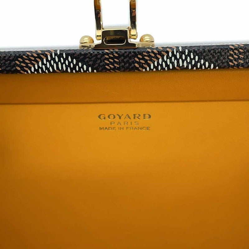 ゴヤール ショルダーバッグ ミノディエール PVC/レザー GOYARD トランク 黒