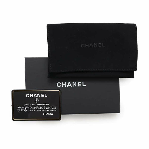 シャネル カードケース マトラッセ ココマーク キャビアスキン AP0213 CHANEL 定期入れ 名刺入れ パスケース 黒