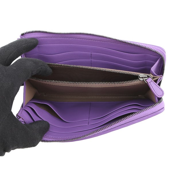 ボッテガヴェネタ 長財布 イントレチャート L字ラウンドファスナー レザー 338137 BOTTEGA VENETA 財布
