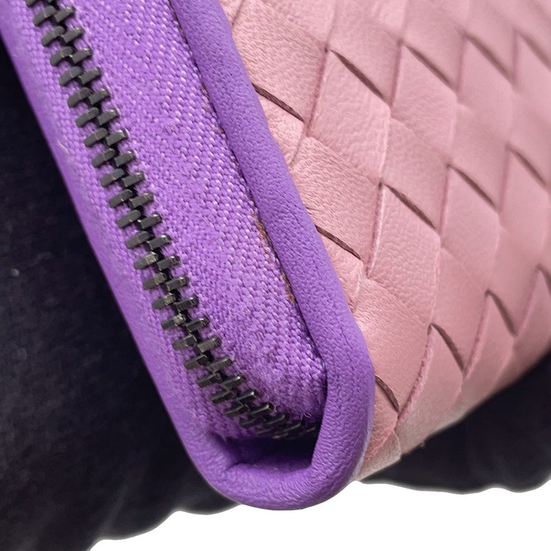 ボッテガヴェネタ 長財布 イントレチャート L字ラウンドファスナー レザー 338137 BOTTEGA VENETA 財布