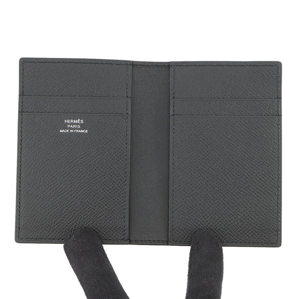 エルメス カードケース MC2 ユークリッド ブラック エプソン U刻印 名刺入れ 黒