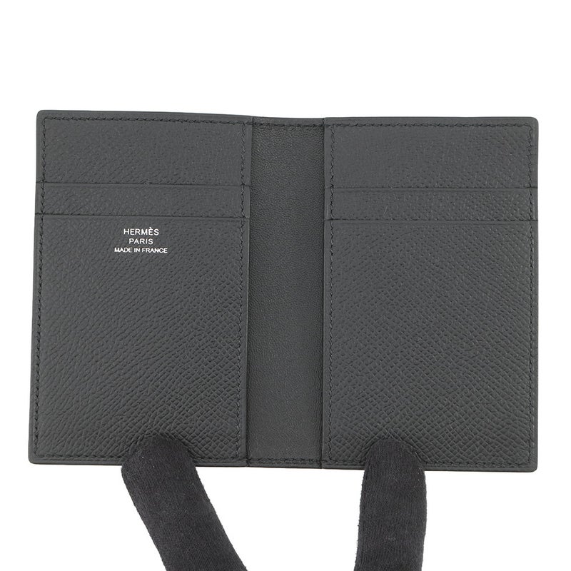 エルメス カードケース MC2 ユークリッド ブラック エプソン U刻印 名刺入れ 黒
