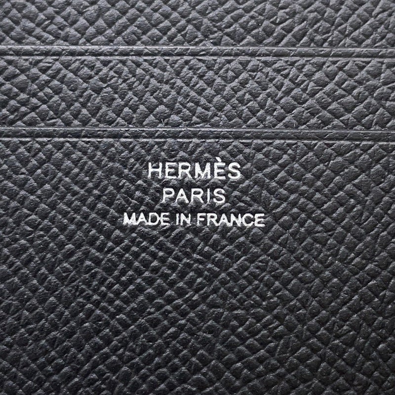 エルメス カードケース MC2 ユークリッド ブラック エプソン U刻印 名刺入れ 黒