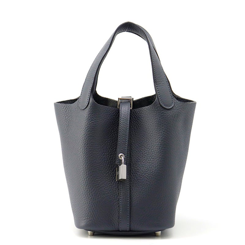 エルメス ハンドバッグ ピコタンロックPM グリミスティ/シルバー金具 トリヨンクレマンス W刻印